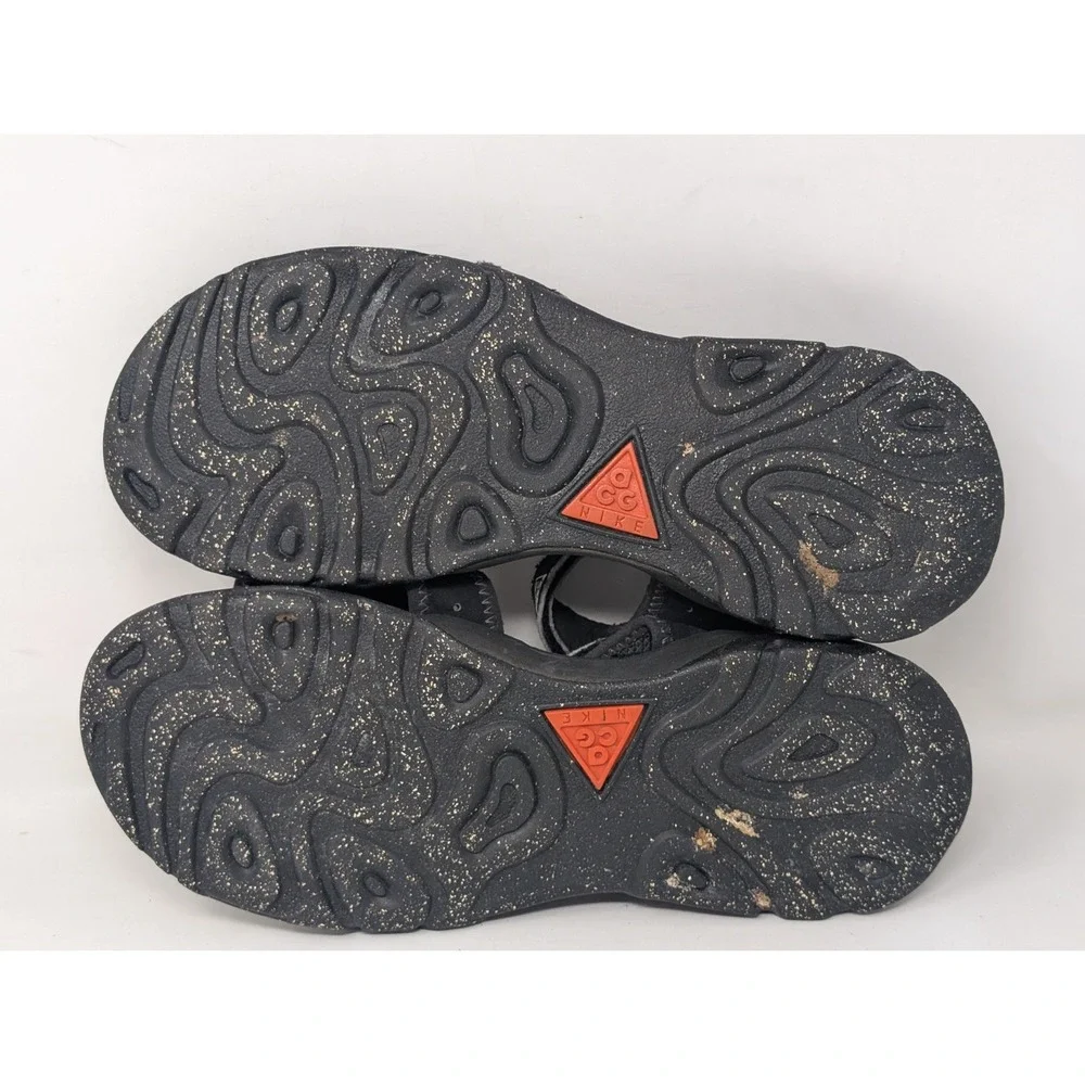 Vintage Nike‎ Air ACG Hiking Sandals Ankle Strap Men's Size 10 Black 190044-011